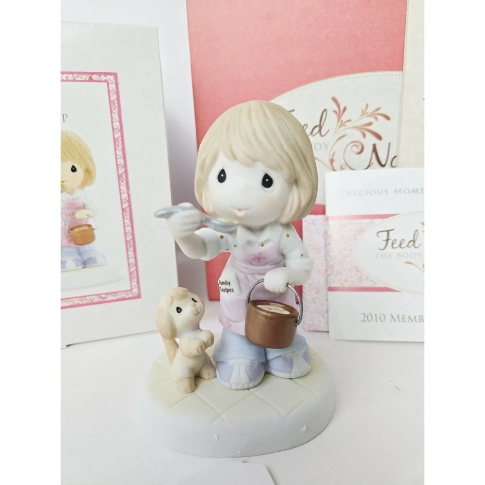 Enesco Precious Moments figurine wbox Life is Soup-er With You in Mind 2010 Kit